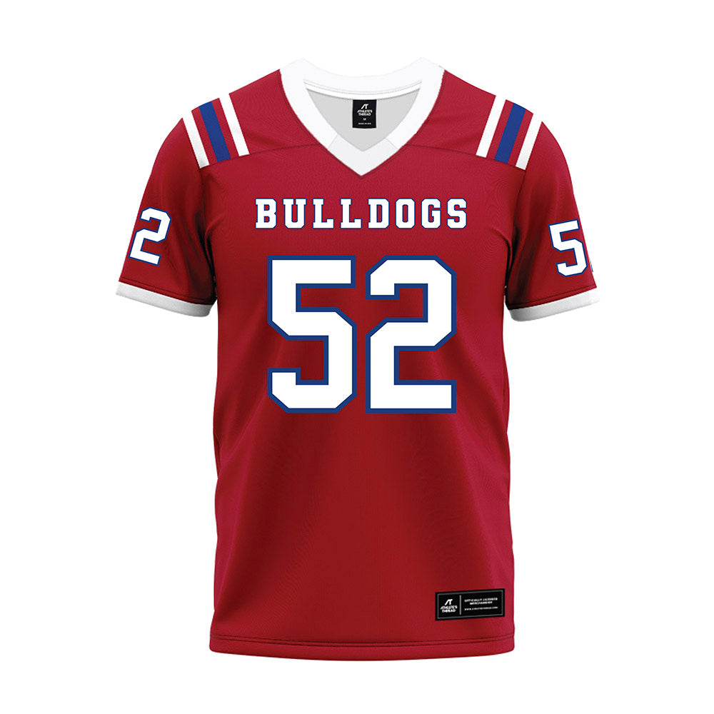 LA Tech - NCAA Football : Troy Smith III - Red Premium Football Jersey-0