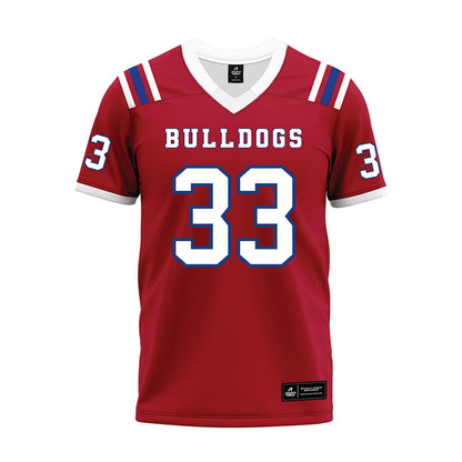 LA Tech - NCAA Football : Jaylon Parnell - Red Premium Football Jersey-0