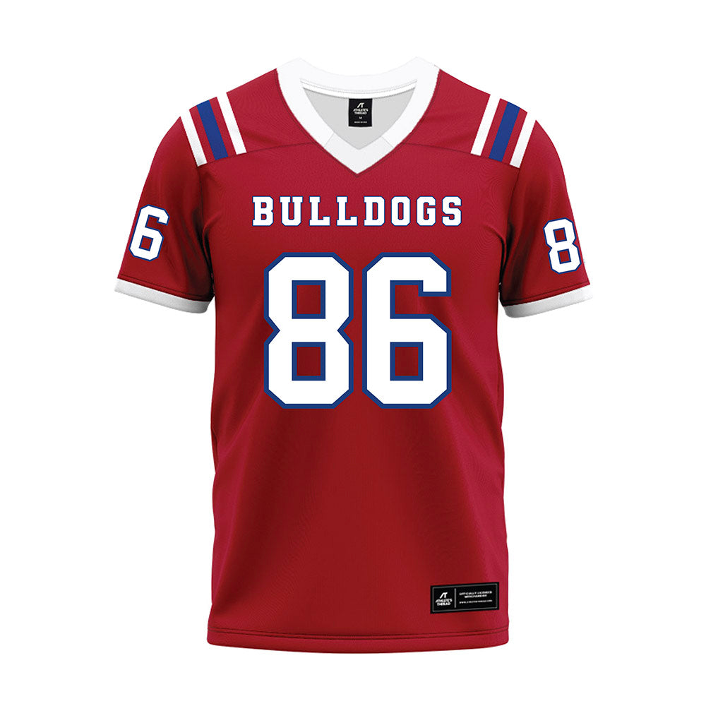 LA Tech - NCAA Football : Talyn Shettron - Red Premium Football Jersey-0