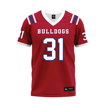 LA Tech - NCAA Football : Brayden Curry - Red Premium Football Jersey-0