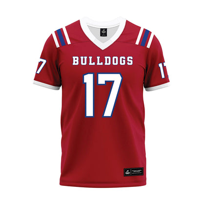 LA Tech - NCAA Football : Dane Benedix - Red Premium Football Jersey-0