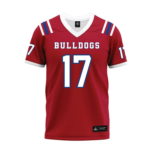 LA Tech - NCAA Football : Demario Bookhart - Red Premium Football Jersey-0
