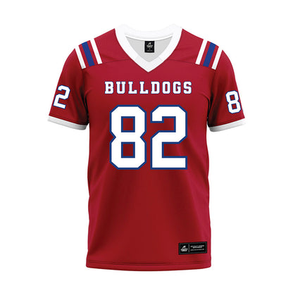 LA Tech - NCAA Football : Luke Seib - Red Premium Football Jersey-0