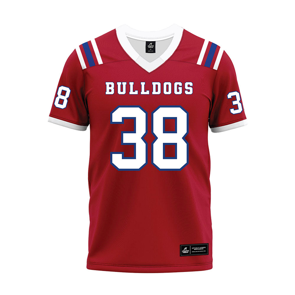 LA Tech - NCAA Football : Kaegank Kent - Red Premium Football Jersey-0