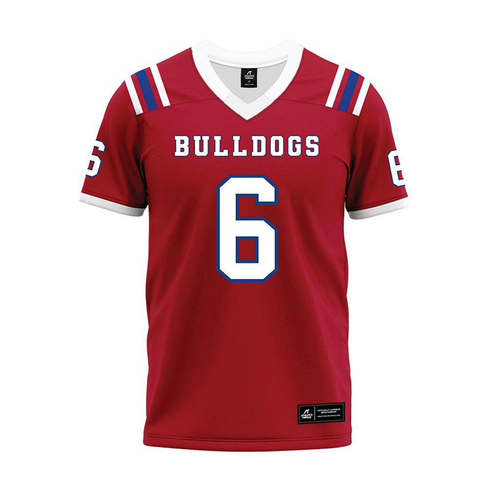 LA Tech - NCAA Football : Marcus Calwise - Red Premium Football Jersey-0