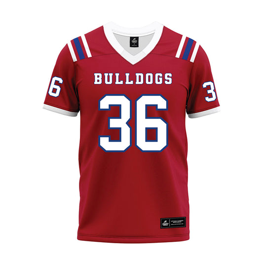 LA Tech - NCAA Football : Zander Hayes - Red Premium Football Jersey-0