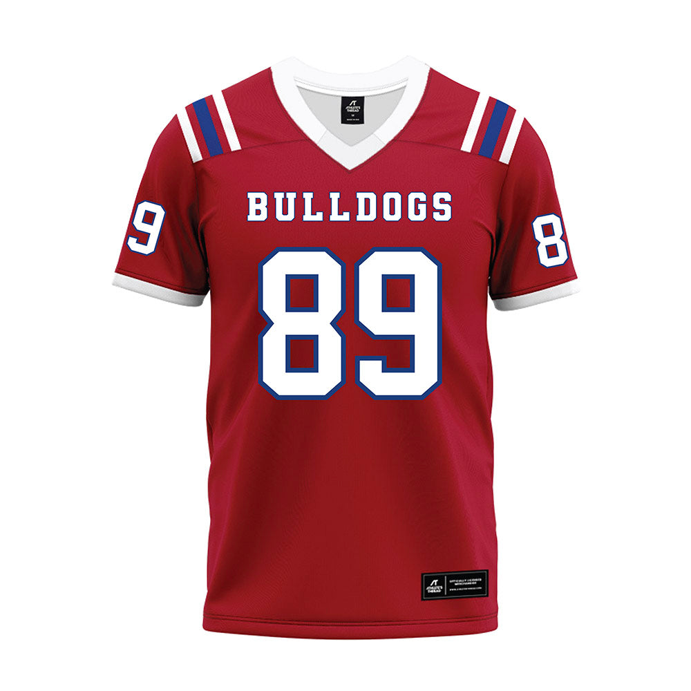 LA Tech - NCAA Football : Chase Grosfeld - Red Premium Football Jersey-0