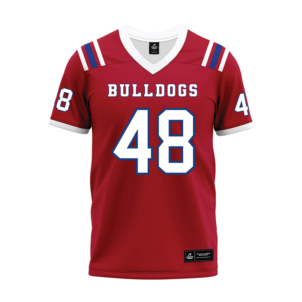LA Tech - NCAA Football : Kaden McIver - Red Premium Football Jersey-0