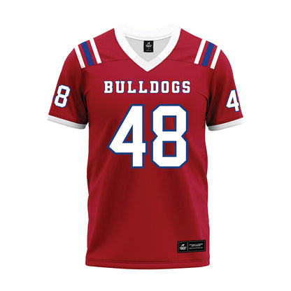 LA Tech - NCAA Football : Kaden McIver - Red Premium Football Jersey-0