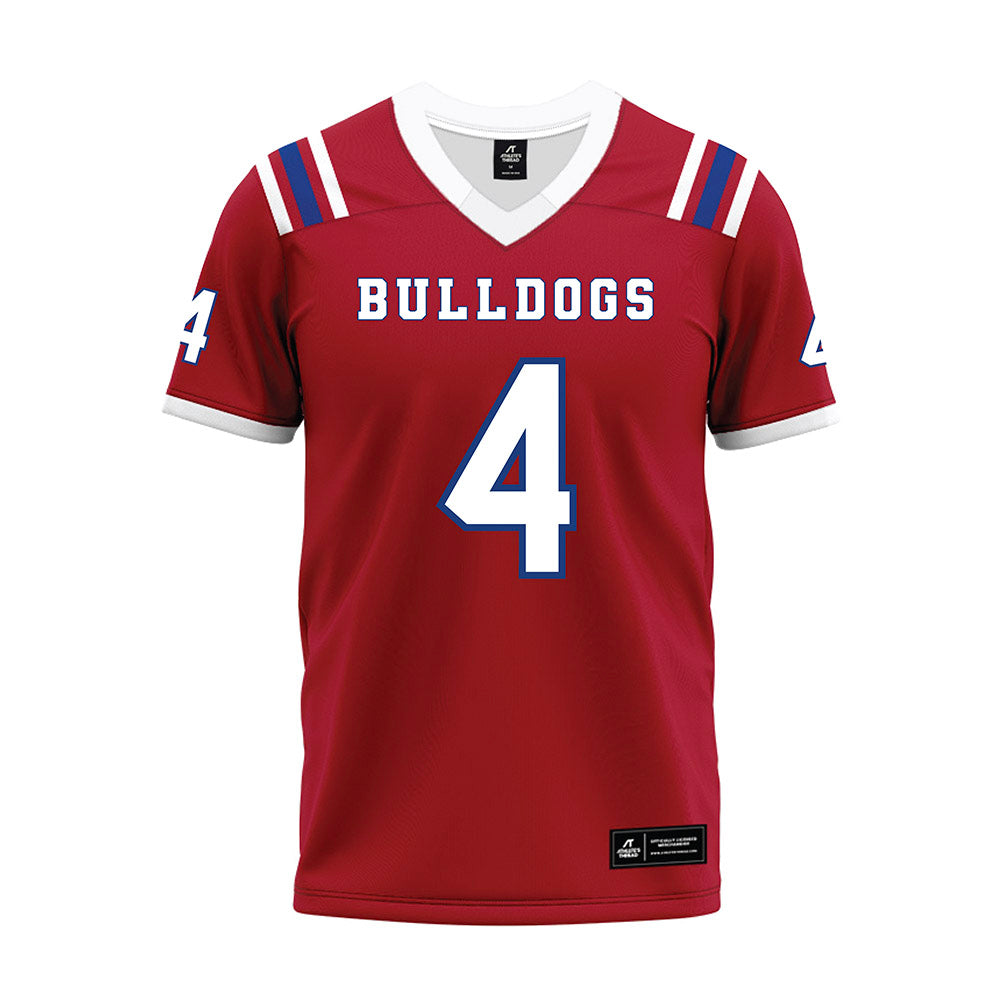 LA Tech - NCAA Football : Kam franklin - Red Premium Football Jersey-0