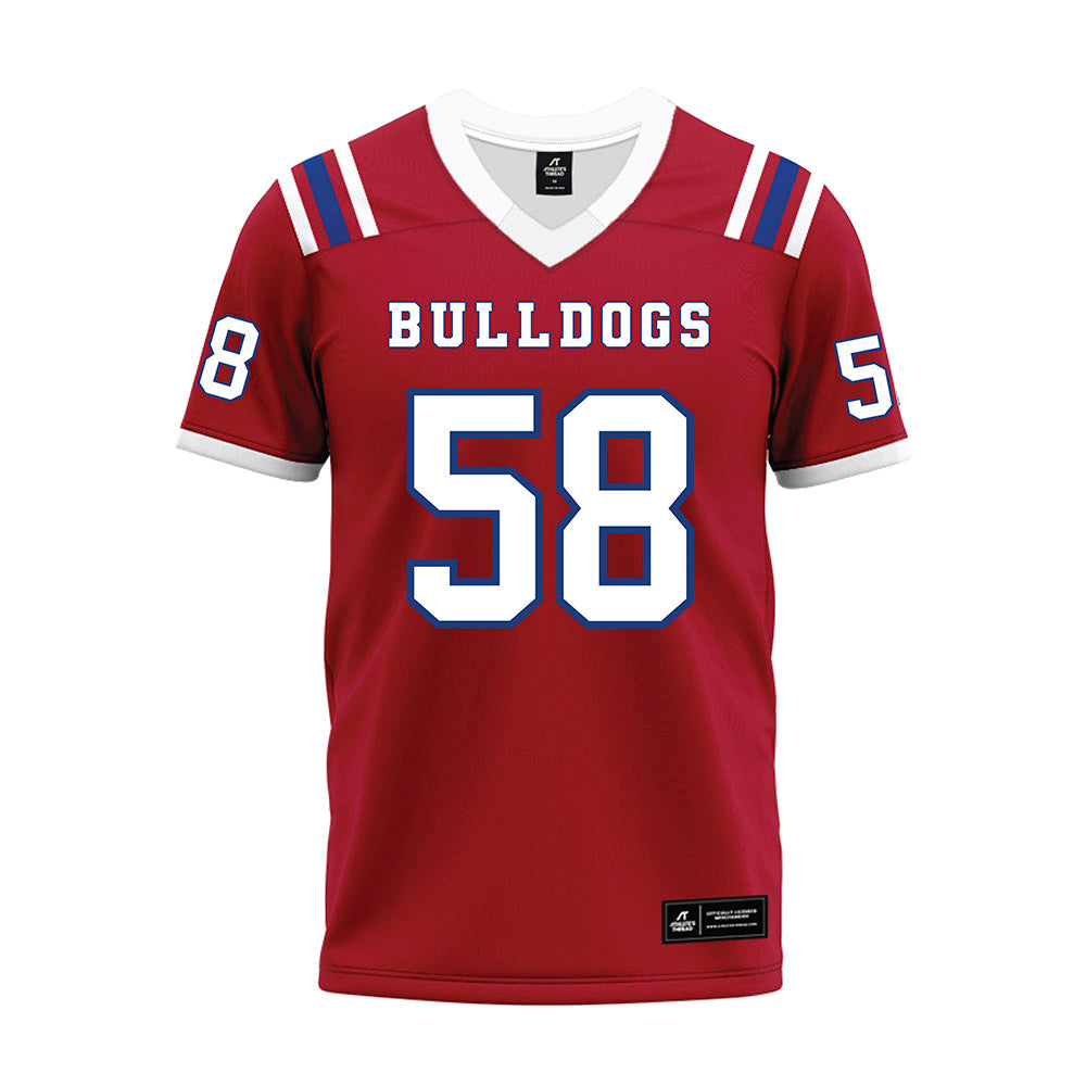 LA Tech - NCAA Football : Tye Hylton - Red Premium Football Jersey-0