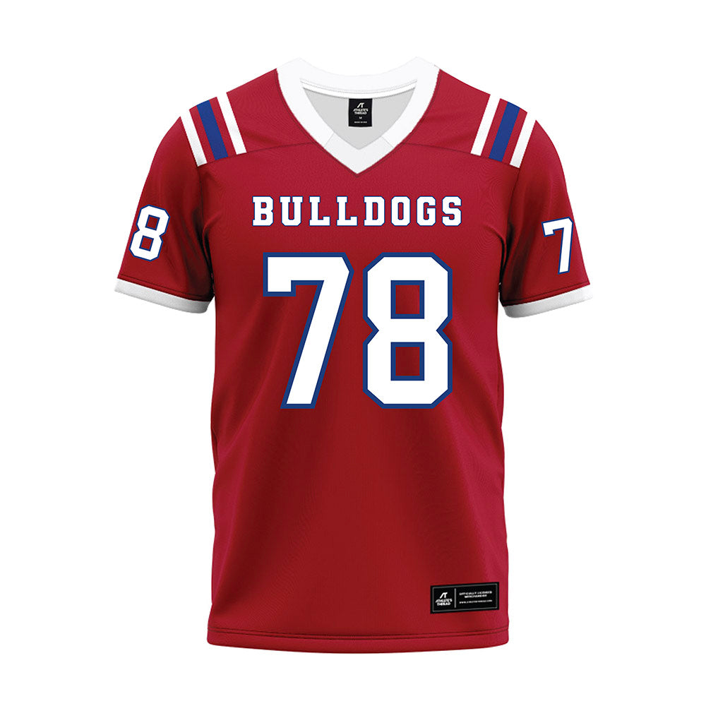 LA Tech - NCAA Football : Bryson Weathers - Red Premium Football Jersey-0