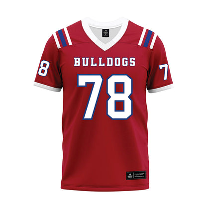 LA Tech - NCAA Football : Bryson Weathers - Red Premium Football Jersey-0