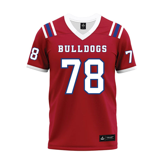 LA Tech - NCAA Football : Bryson Weathers - Red Premium Football Jersey-0