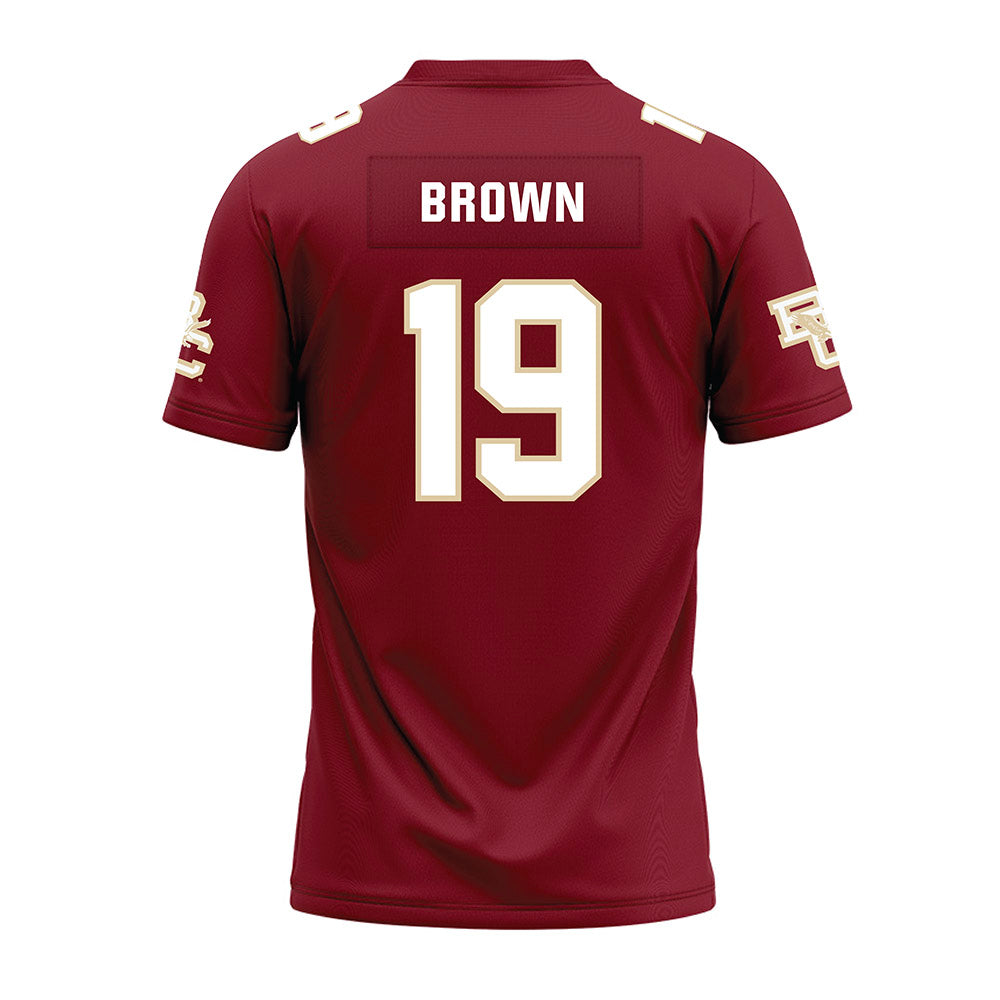 Boston College - NCAA Football : Kelvin Brown - Premium Football Jersey-1