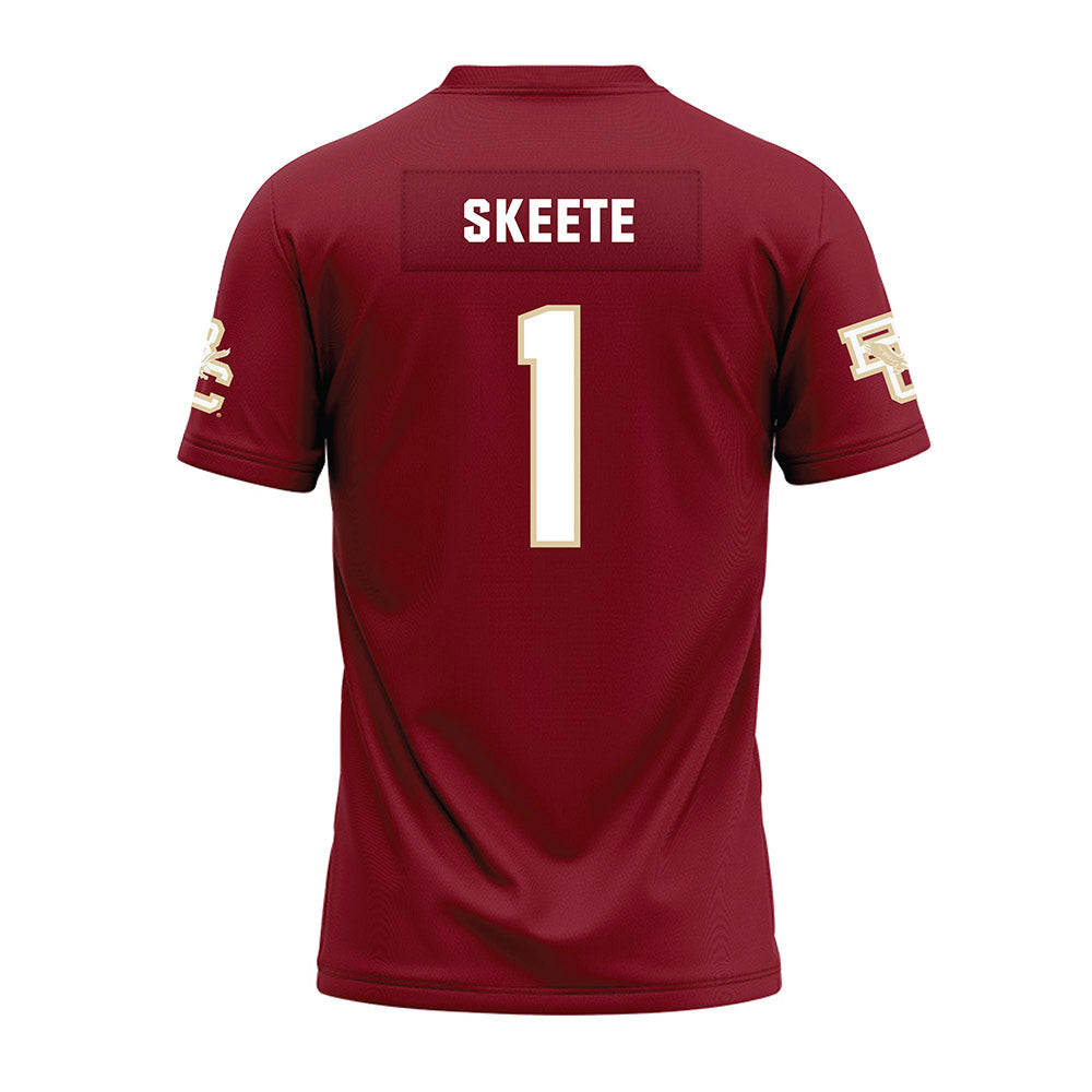 Boston College - NCAA Football : Jaedn Skeete - Premium Football Jersey-1