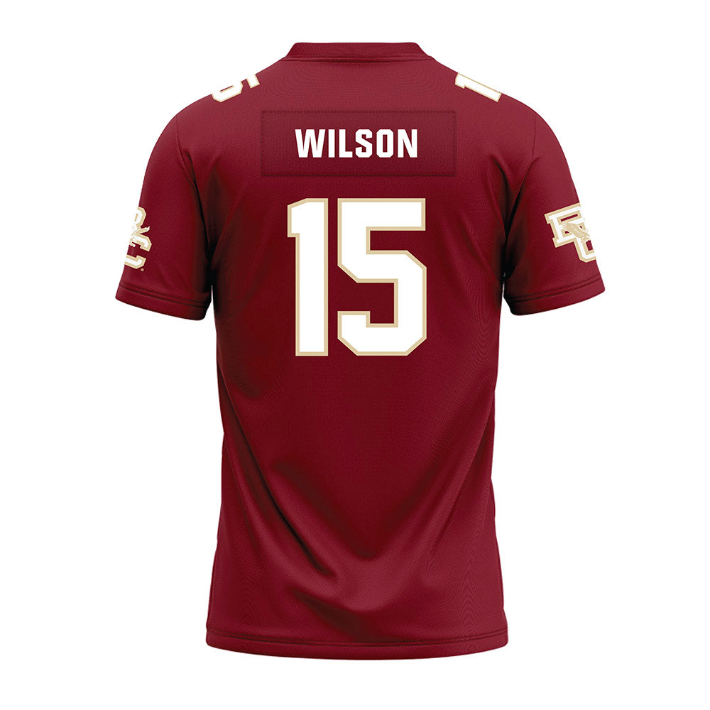 Boston College - NCAA Football : Grayson Wilson - Premium Football Jersey-1
