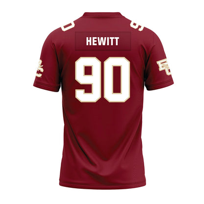 Boston College - NCAA Football : Jon Hewitt - Premium Football Jersey-1