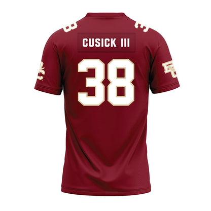Boston College - NCAA Football : Tommy Cusick III - Premium Football Jersey-1