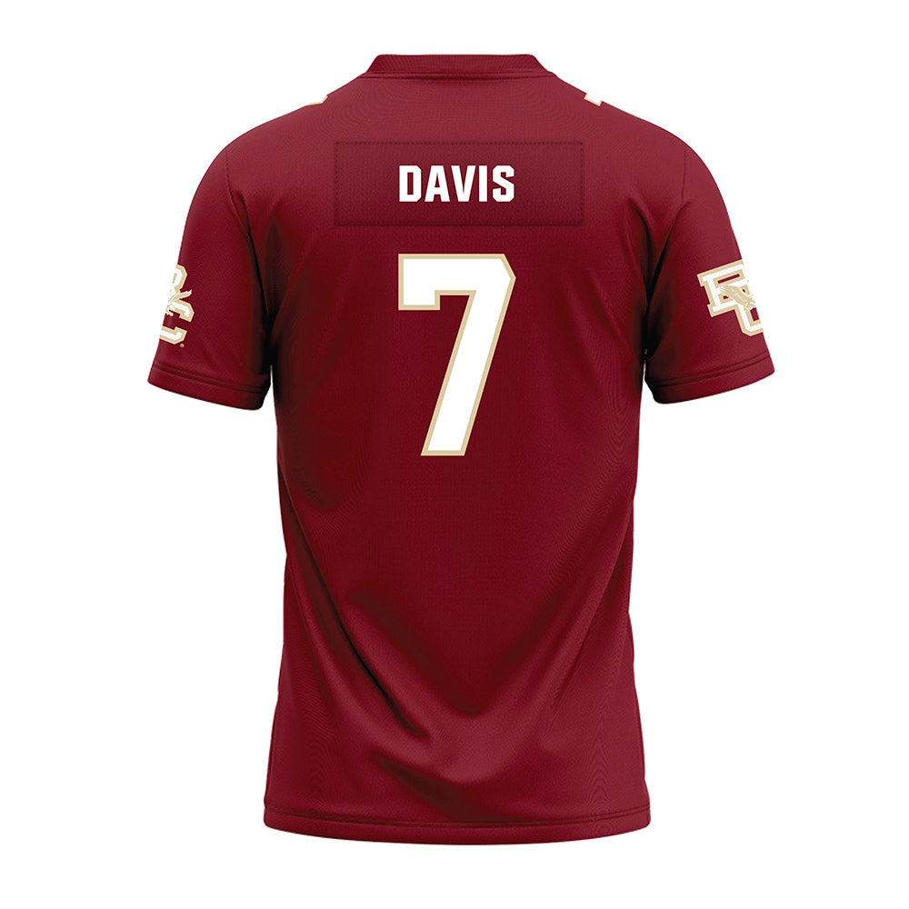 Boston College - NCAA Football : Carter Davis - Premium Football Jersey-1