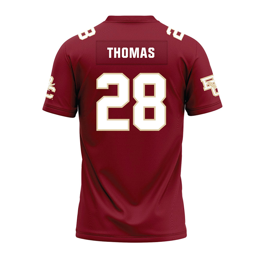 Boston College - NCAA Football : Zacari Thomas - Premium Football Jersey-1