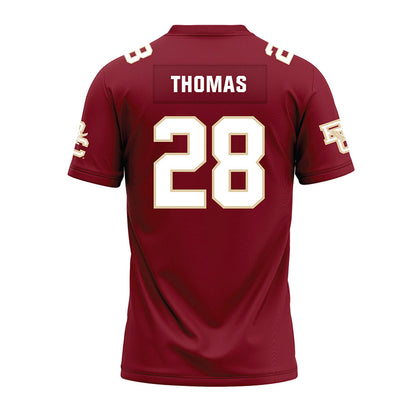 Boston College - NCAA Football : Zacari Thomas - Premium Football Jersey-1