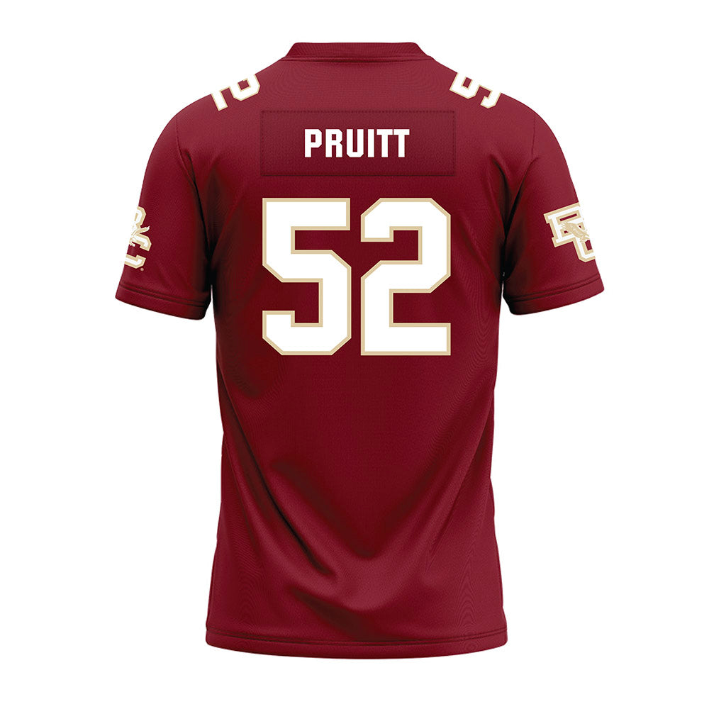 Boston College - NCAA Football : Judah Pruitt - Premium Football Jersey-1