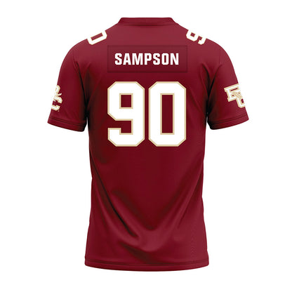 Boston College - NCAA Football : KJ Sampson - Premium Football Jersey-1