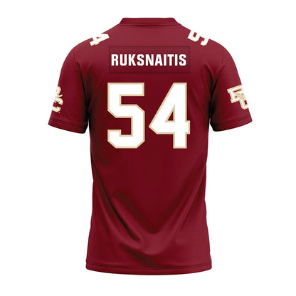 Boston College - NCAA Football : Dean Ruksnaitis - Premium Football Jersey-1