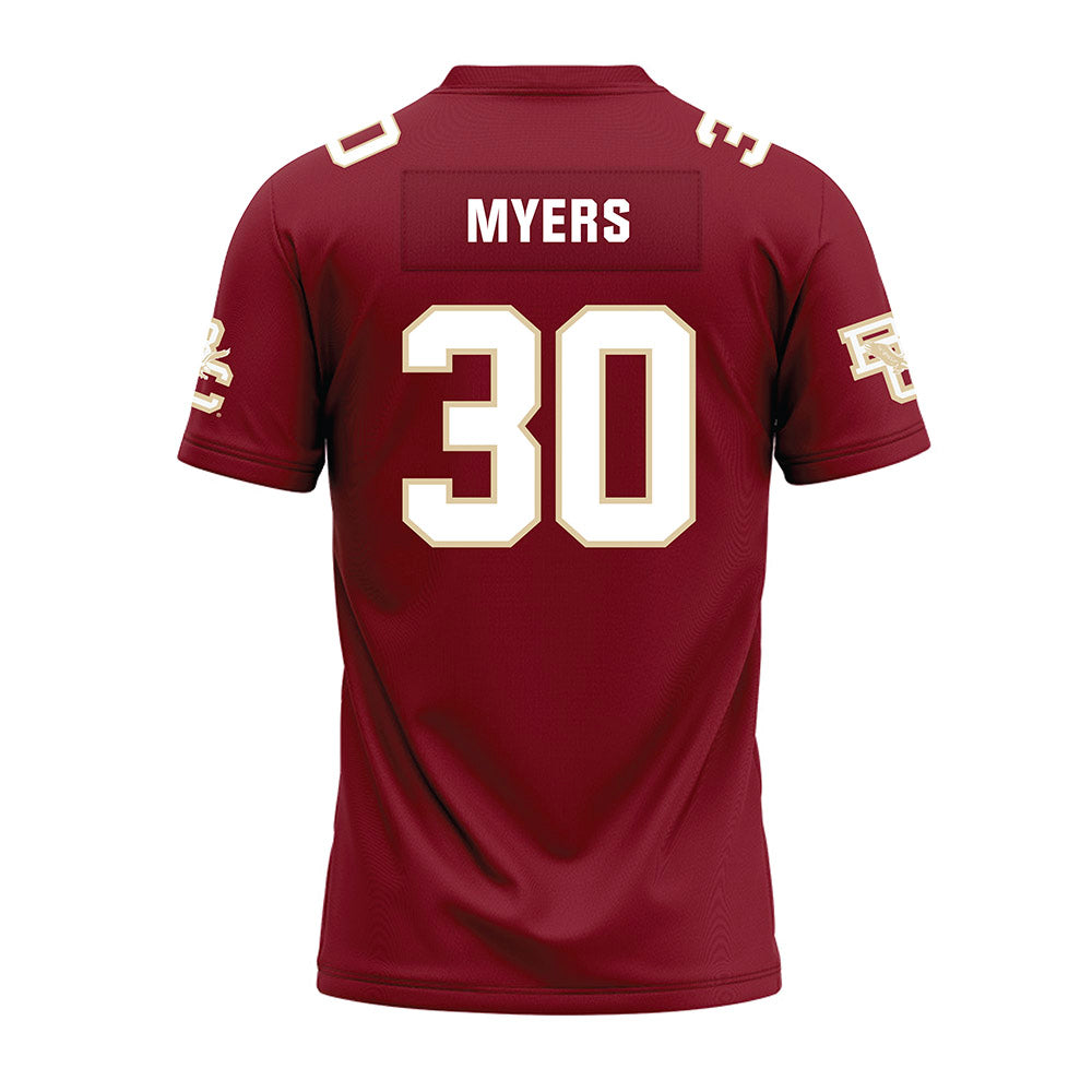 Boston College - NCAA Football : Xavier Myers - Premium Football Jersey-1