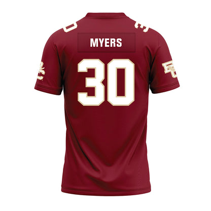 Boston College - NCAA Football : Xavier Myers - Premium Football Jersey-1