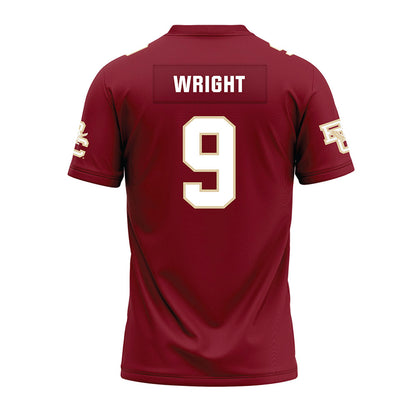 Boston College - NCAA Football : Landon Wright - Premium Football Jersey-1
