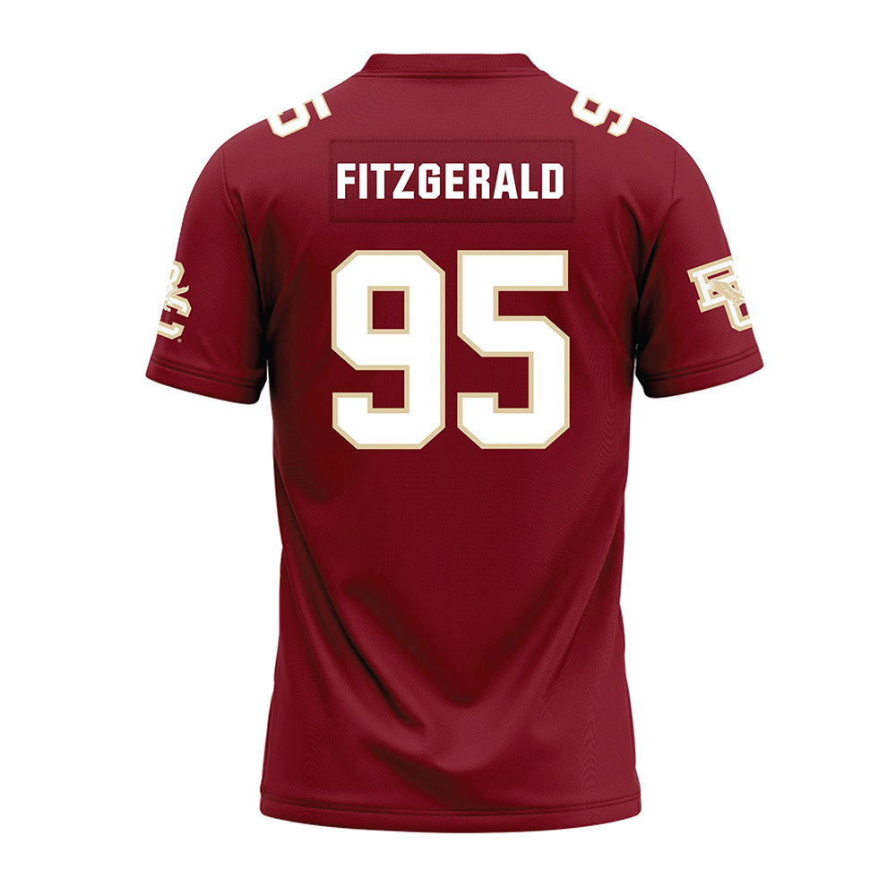 Boston College - NCAA Football : Mac Fitzgerald - Premium Football Jersey-1