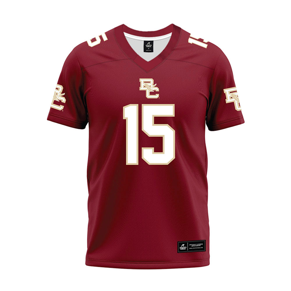Boston College - NCAA Football : Grayson Wilson - Premium Football Jersey-0