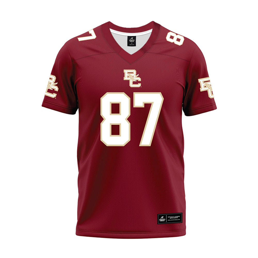 Boston College - NCAA Football : Cameron Kossmann - Premium Football Jersey-0