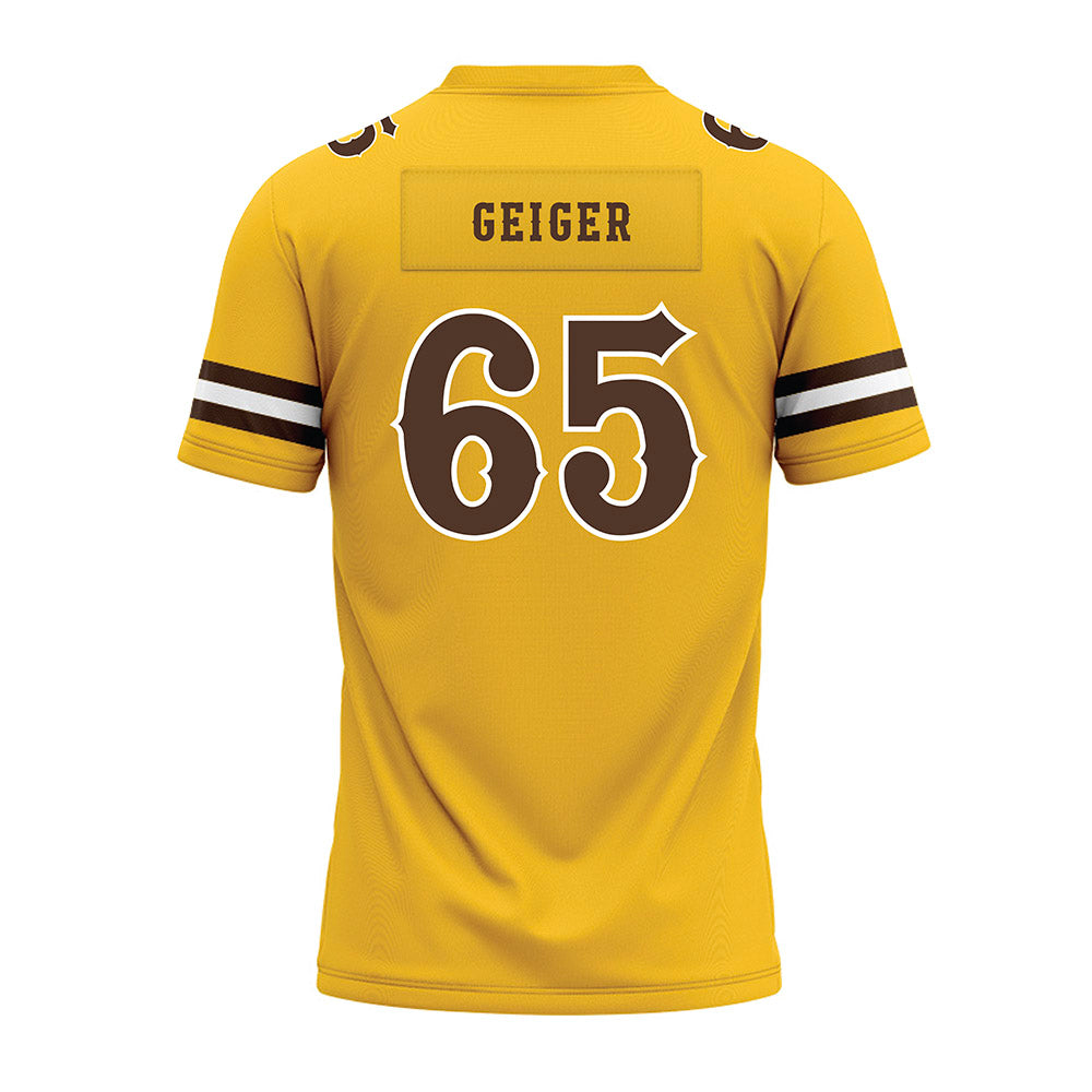 Wyoming - NCAA Football : Nathan Geiger - Premium Football Jersey