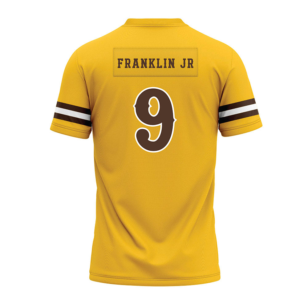 Wyoming - NCAA Football : Travis Franklin Jr - Premium Football Jersey-1