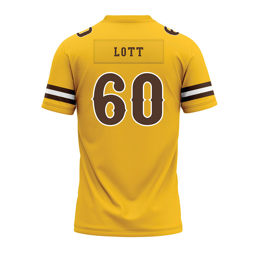 Wyoming - NCAA Football : Grant Lott - Premium Football Jersey-1