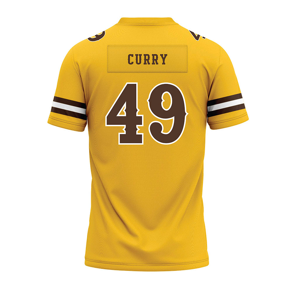 Wyoming - NCAA Football : Nathan Curry - Premium Football Jersey-1