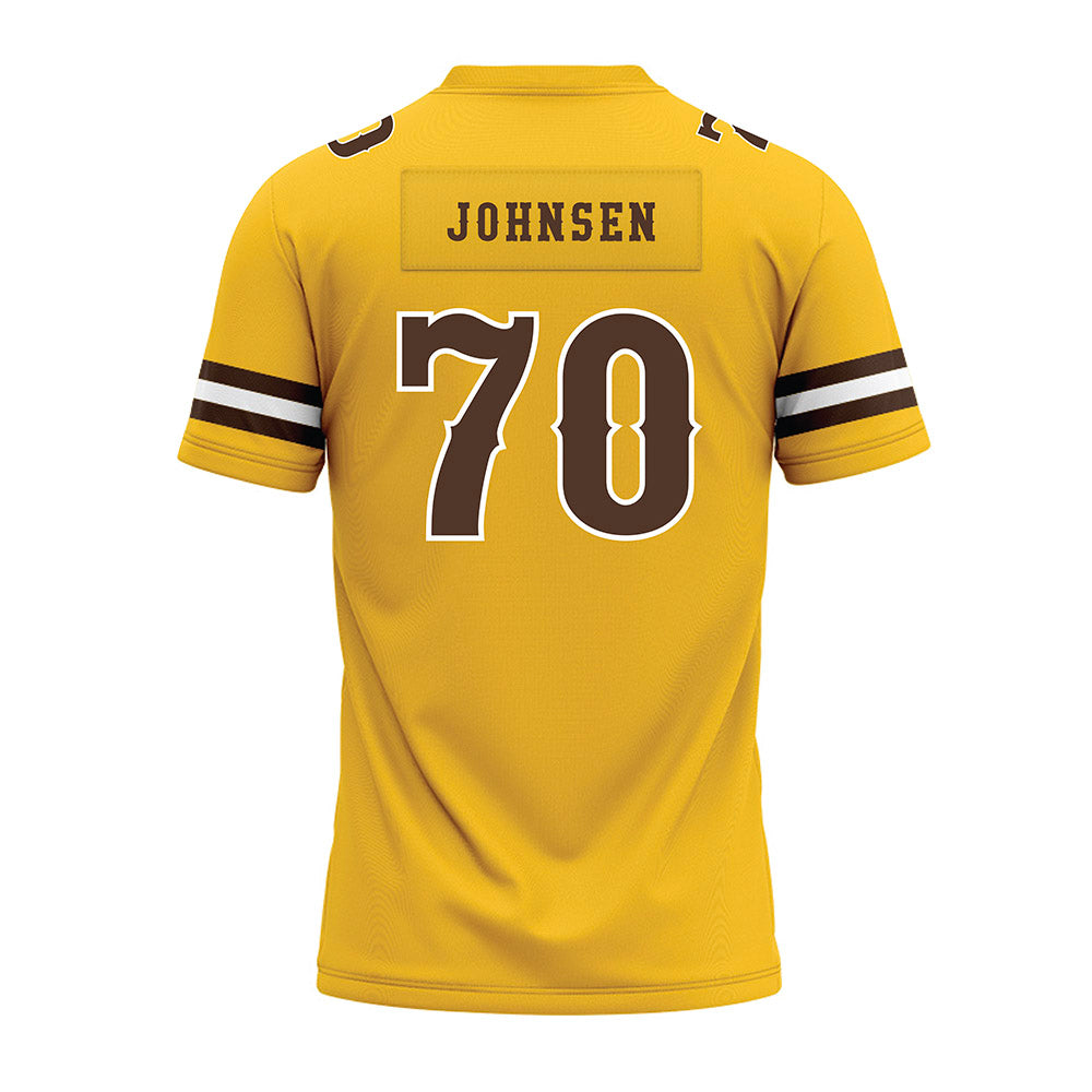 Wyoming - NCAA Football : Rex Johnsen - Premium Football Jersey