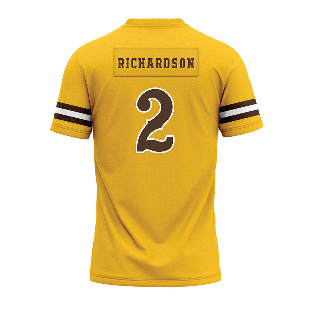 Wyoming - NCAA Football : Eric Richardson - Premium Football Jersey-1