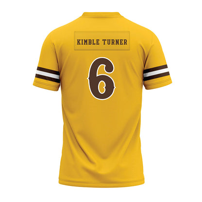 Wyoming - NCAA Football : Kaiden Kimble Turner - Premium Football Jersey-1