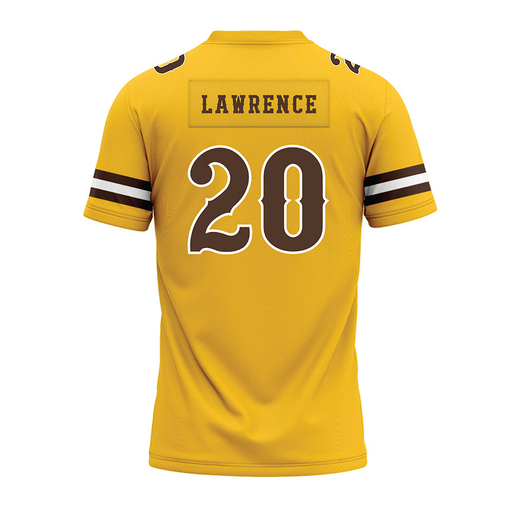 Wyoming - NCAA Football : Jaden Lawrence - Premium Football Jersey-1