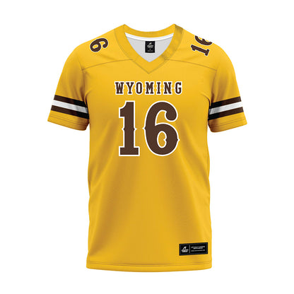 Wyoming - NCAA Football : Karson Butts - Premium Football Jersey-0