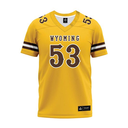 Wyoming - NCAA Football : Tegen Seeds - Premium Football Jersey-0