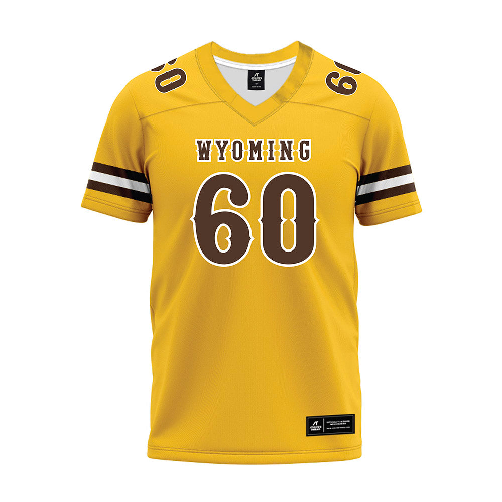 Wyoming - NCAA Football : Grant Lott - Premium Football Jersey-0