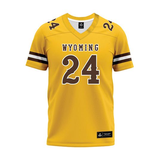Wyoming - NCAA Football : Drew Jackson - Premium Football Jersey