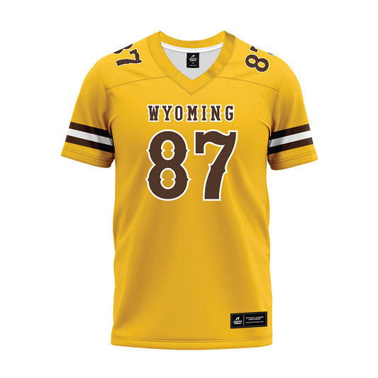 Wyoming - NCAA Football : Isaac Schoenfeld - Premium Football Jersey