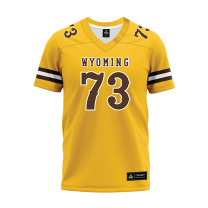 Wyoming - NCAA Football : Caleb Hall - Premium Football Jersey-0