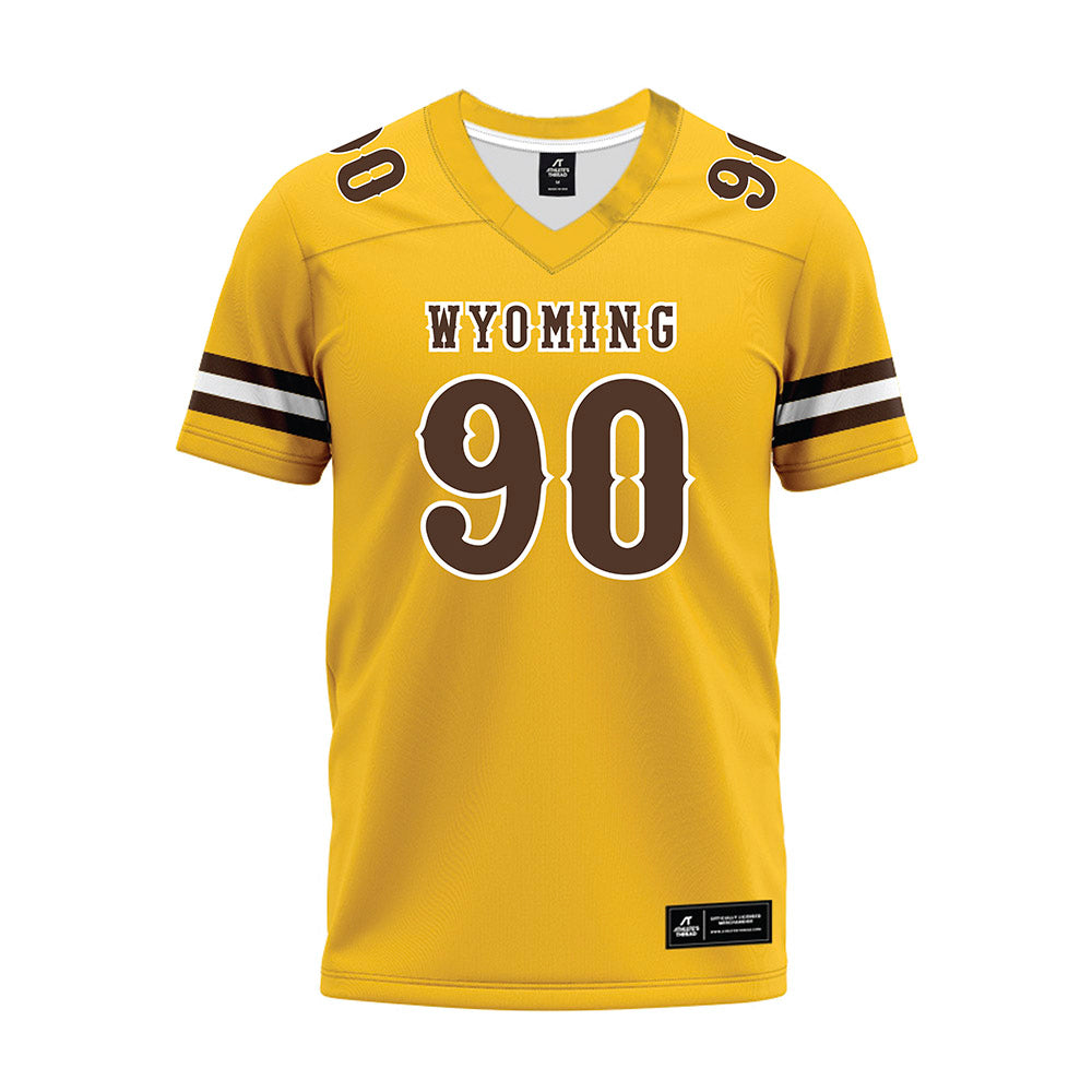 Wyoming - NCAA Football : Cade Brook - Premium Football Jersey-0